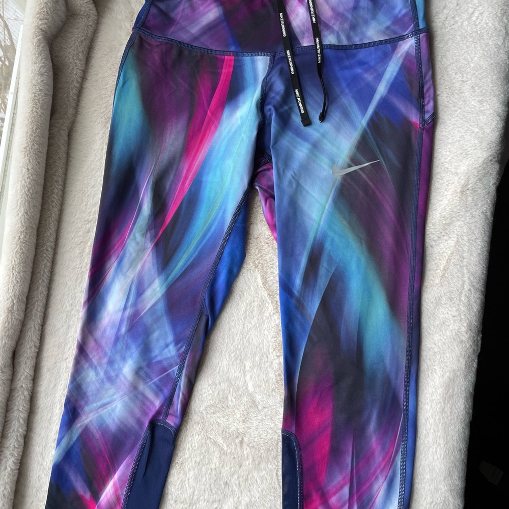 Nike Dri-Fit Running Capris - Tie Dye